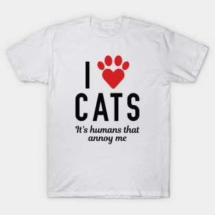 I Love Cats T-Shirt